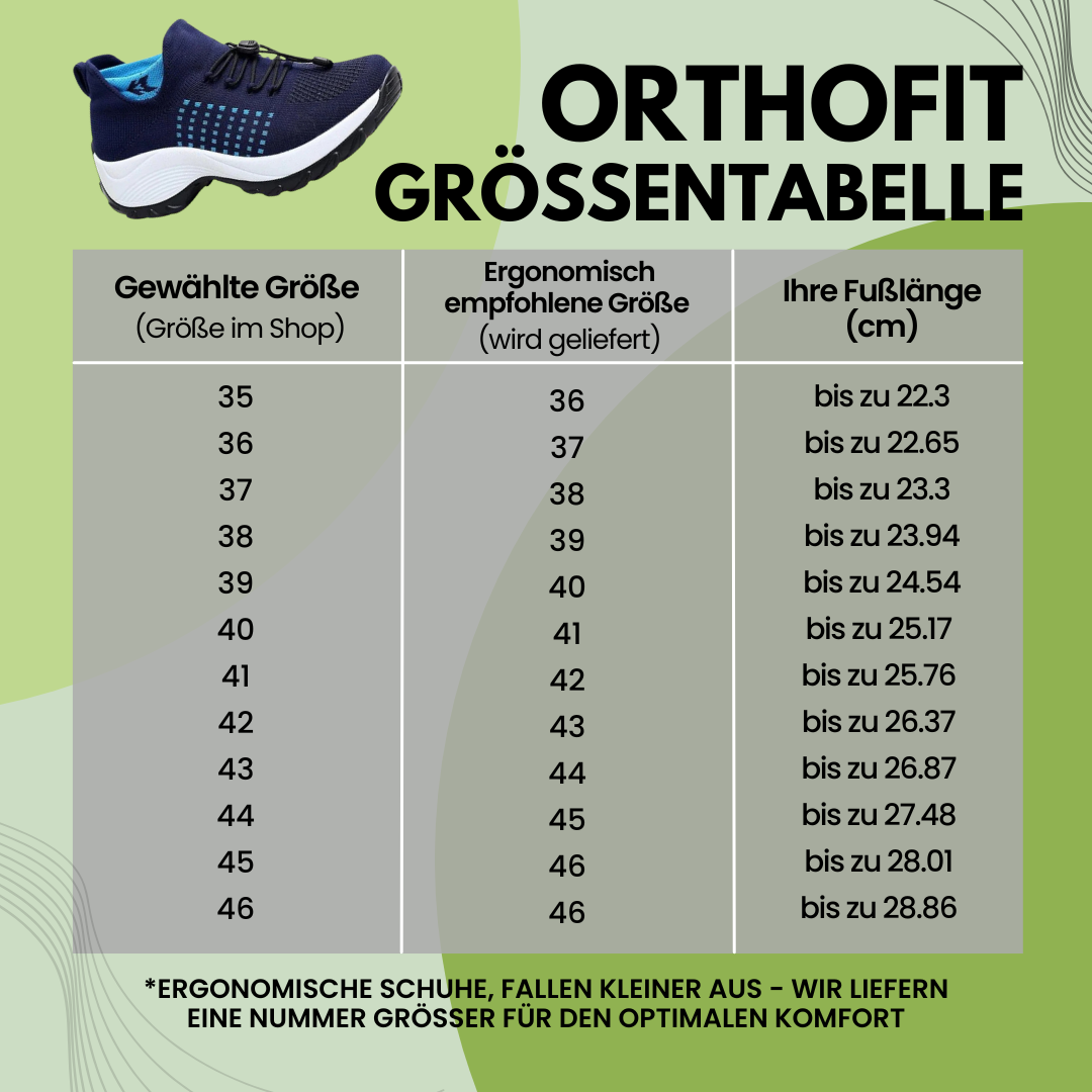 Orthofit - ergonomische Komfort-Schuhe für Damen