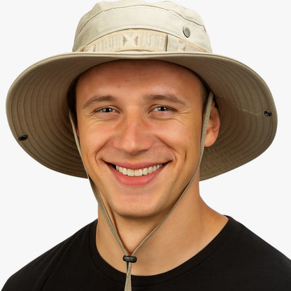 Preston | Sommer Hut für Herren mit UV-Schutz und atmungsaktivem Mesh