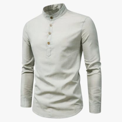 Railey | Herren-Hemd aus Baumwolle und Leinen – Frischer Frühling mit lässigem Stil