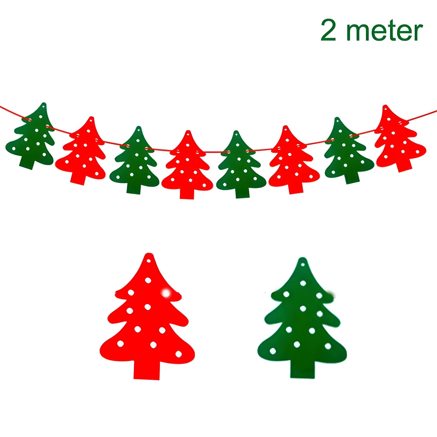 MerryBanner | Weihnachtsbanner-Girlande – verleihen Sie Ihrem Zuhause eine festliche Note