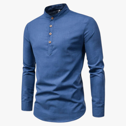 Railey | Herren-Hemd aus Baumwolle und Leinen – Frischer Frühling mit lässigem Stil