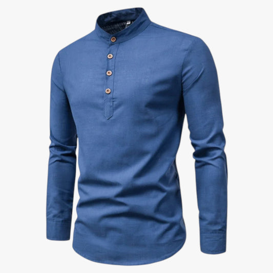 Railey | Herren-Hemd aus Baumwolle und Leinen – Frischer Frühling mit lässigem Stil