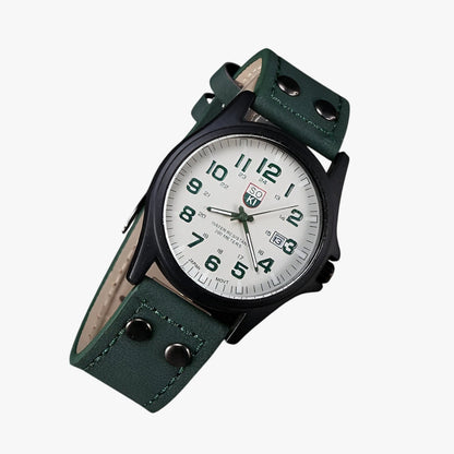 Claudio | Eleganz für den Alltag – Herrenarmbanduhr mit Datum und sportlichem Stil