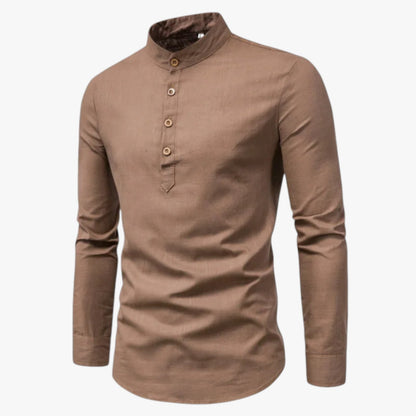 Railey | Herren-Hemd aus Baumwolle und Leinen – Frischer Frühling mit lässigem Stil
