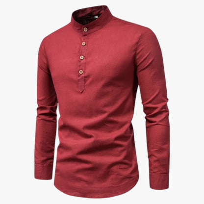 Railey | Herren-Hemd aus Baumwolle und Leinen – Frischer Frühling mit lässigem Stil