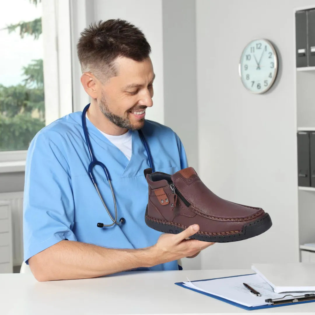 Ergonomische Leder-Schuhe
