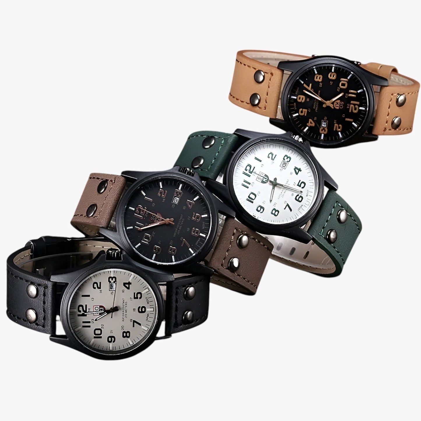 Claudio | Eleganz für den Alltag – Herrenarmbanduhr mit Datum und sportlichem Stil