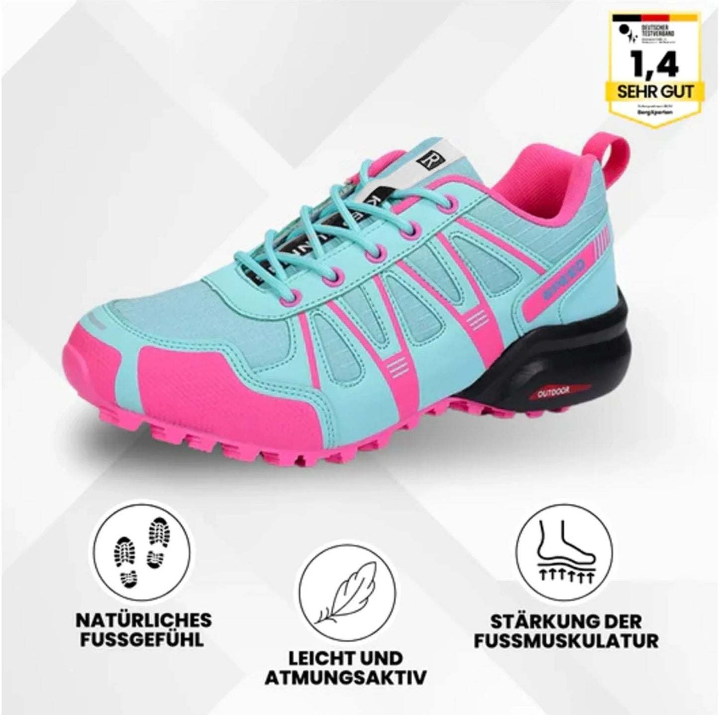 OrthoTrekking Lady™ – Ergonomische Trekking- und Wanderschuhe für Damen