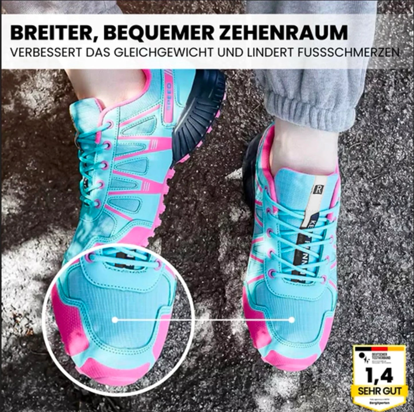 OrthoTrekking Lady™ – Ergonomische Trekking- und Wanderschuhe für Damen