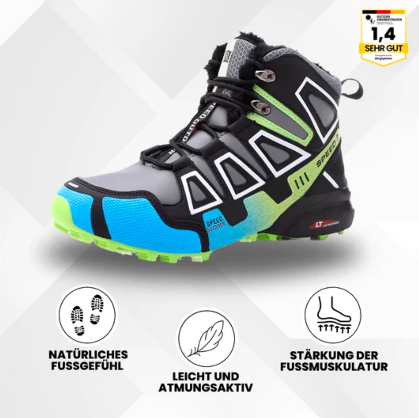 OrthoTrekking Pro - ergonomische Trekking u.-Wanderschuhe