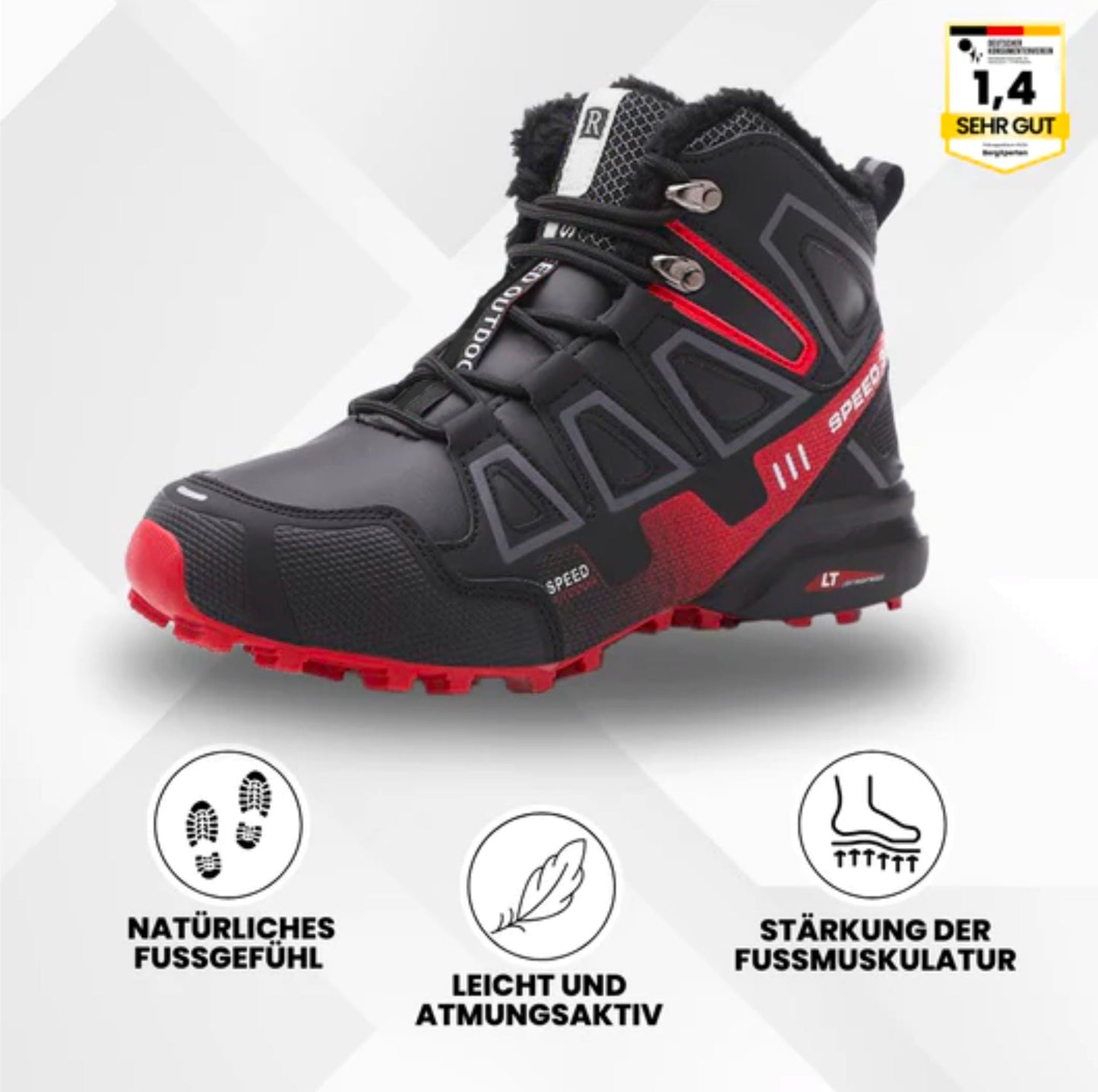 OrthoTrekking Pro - ergonomische Trekking u.-Wanderschuhe
