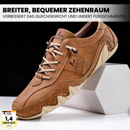 Ibex - ergonomischer, & wasserdichter Leder-Barfußschuh für Entlastung bei Rückenschmerzen & Gelenkproblemen
