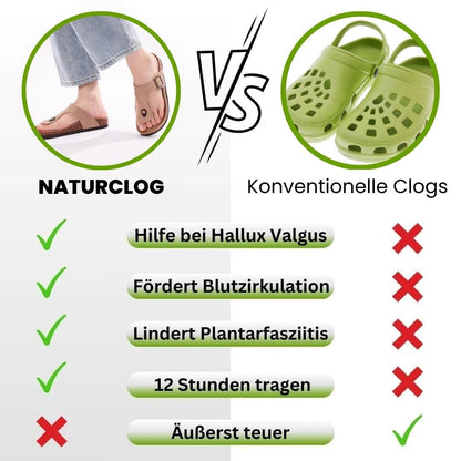 NaturClogs - Rutschfeste ergonomische Clogs