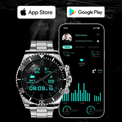 Nexos Pro Smartwatch - Unzerstörbare Militär-Uhr (2025)