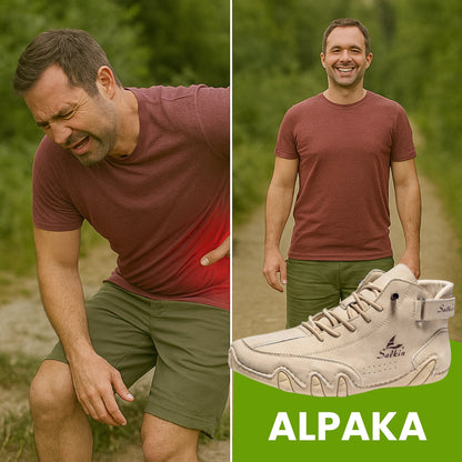 Alpaka - Rutschfeste wasserdichte Leder-Barfußschuhe