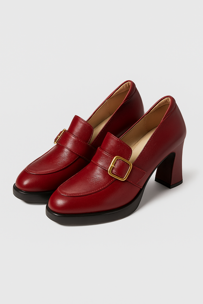 Jasiri | Damen Absatz-Pumps mit Schnalle