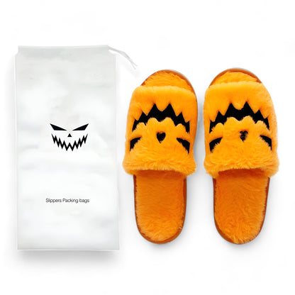 Highland Cow Cozy | Halloween-Pantoffeln - Weich und warm