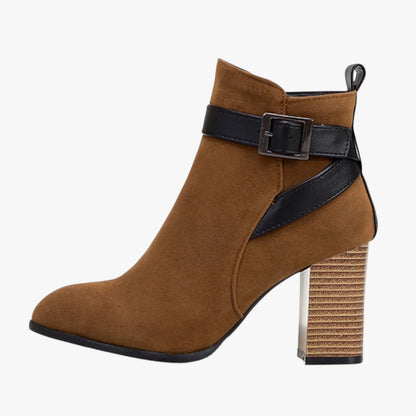 Eberta | Damenhöhere Bügelschuh mit Schnalle – Eleganz und Komfort für Herbst/Winter