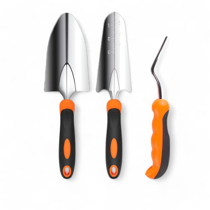 Schweres Gartenwerkzeug-Set mit rutschfestem Griff