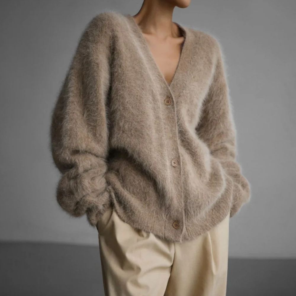 Damen Kaschmir-Strickjacke – Noelia
