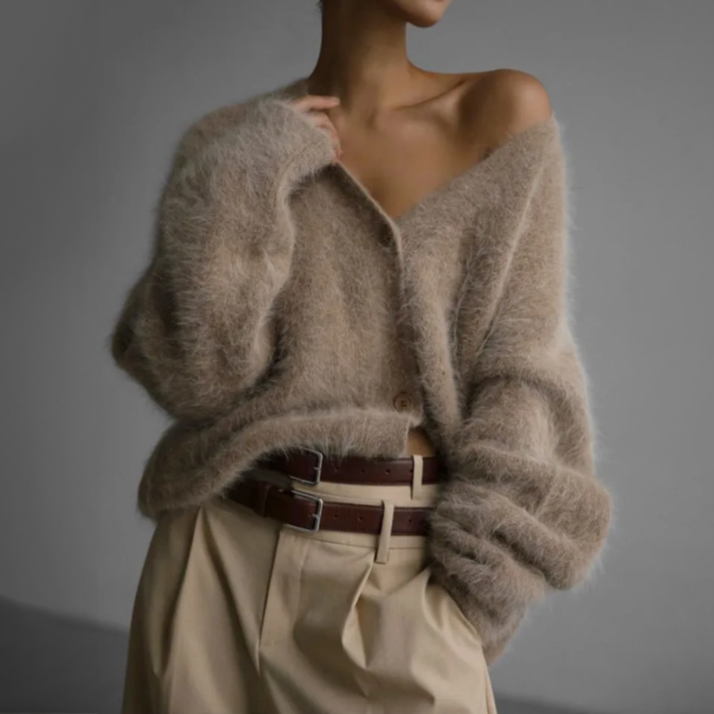 Damen Kaschmir-Strickjacke – Noelia