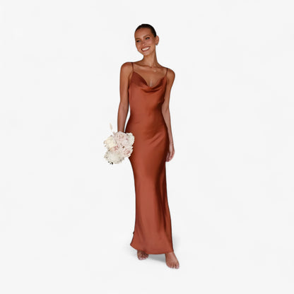 Dianne | Lang gown aus Seide