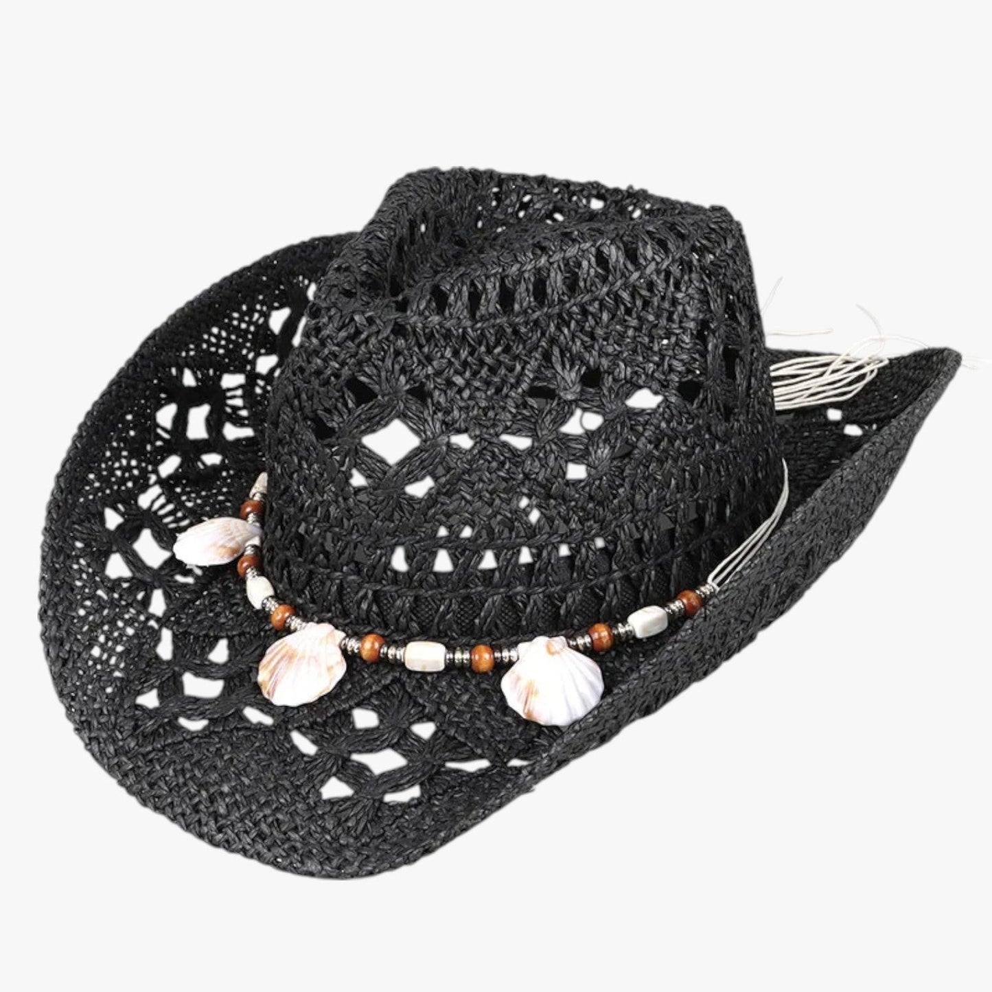 Skye | Cowboy-Hut Unisex aus Vintage-Stroh