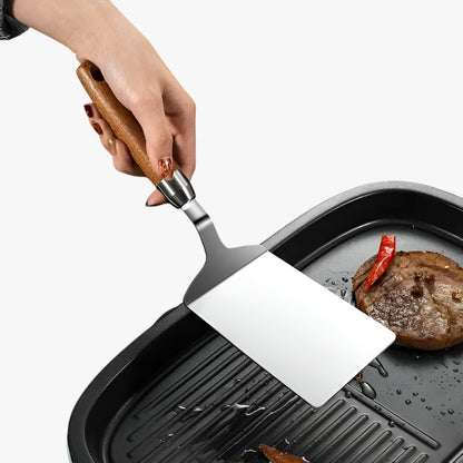 Rowyn | Robuste Grillspatel mit Holzgriff