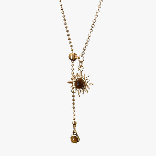 Reese | Sonnenblumen Tigerauge Kette Luxus Herbst/Winter Accessoire 2025