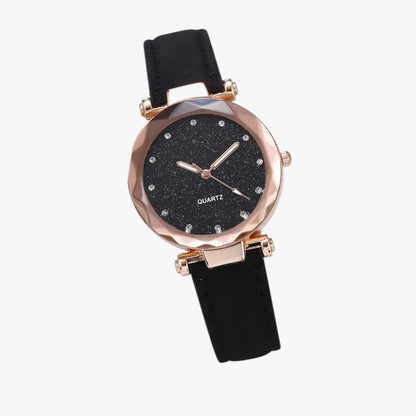 Kiana | Sternenhimmel-Uhr Rosé Silber