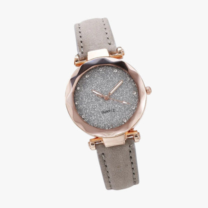 Kiana | Sternenhimmel-Uhr Rosé Silber