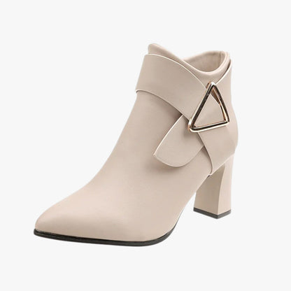 Kayla | Wasserdichte Stiefeletten mit Absatz: Eleganz und Komfort für jede Saison