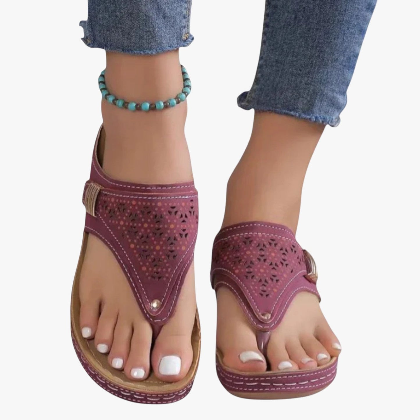 Julia – Damen-Sandalen mit Sommerabsatz