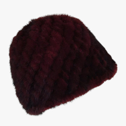 Luxe Minkfell Mütze - Winterliche Wärme & Eleganz