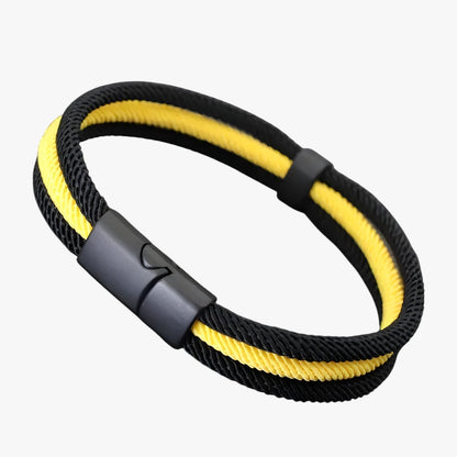 River | Herren Nautik-Armband mit Knoten und abnehmbarer Verschluss