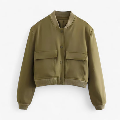 Damen Bomberjacke – Herbst/Winter Cropped