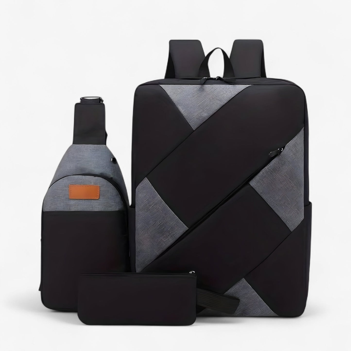 Evan | Set 3 in 1 mit Rucksack und passenden Accessoires