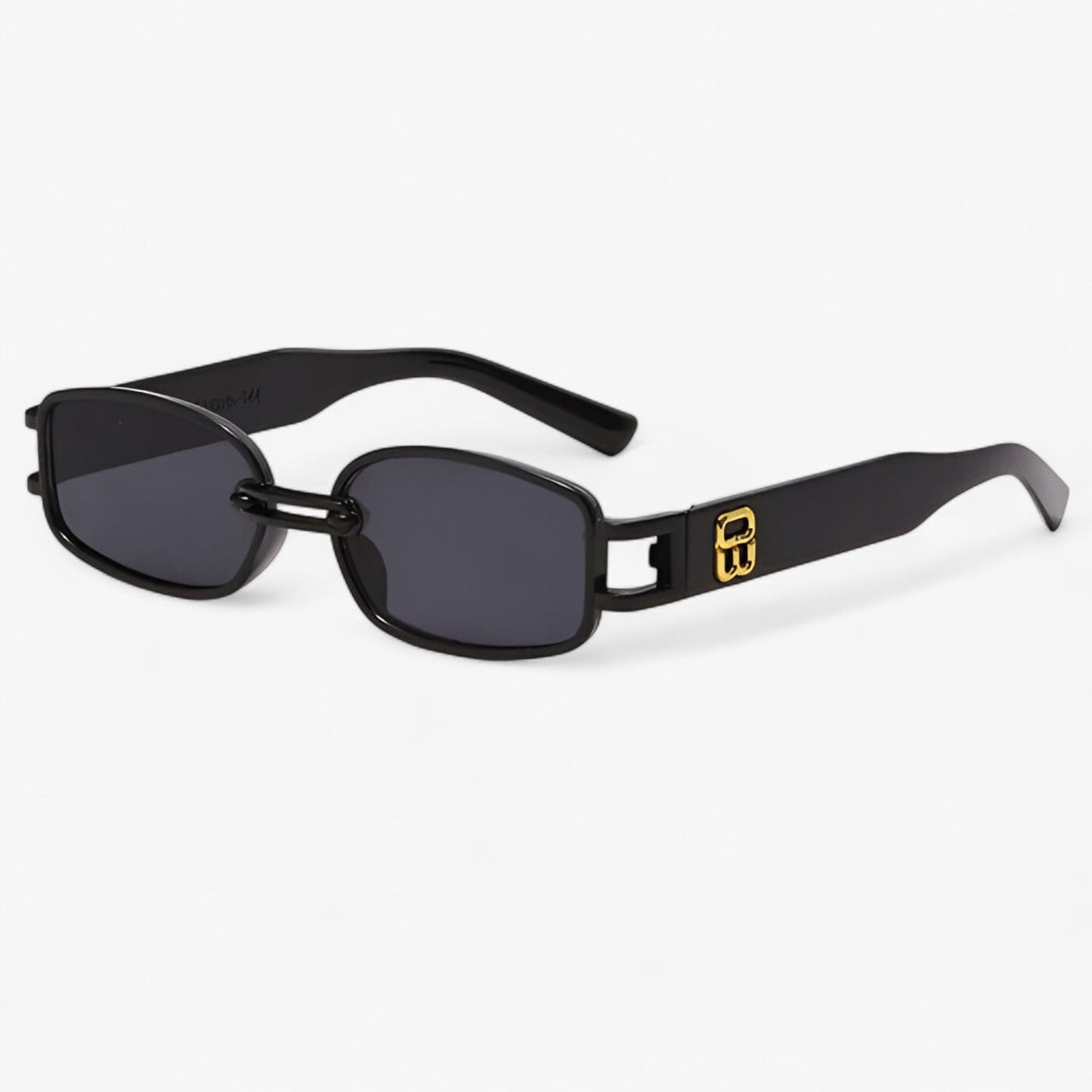 Dante | Lille rechteckige Sonnenbrille im Vintage-Punk-Stil