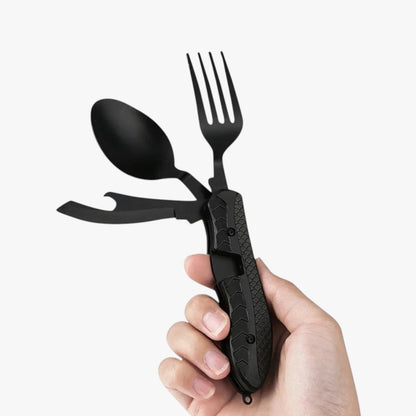 Nicole | 3-in-1 Camping faltbare Besteckset