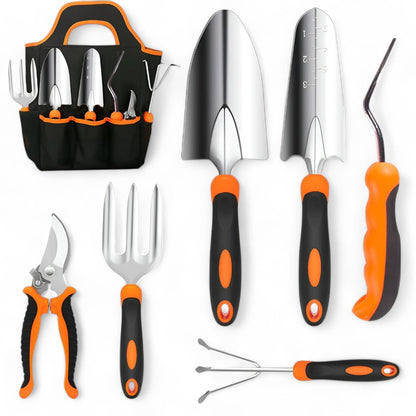 Schweres Gartenwerkzeug-Set mit rutschfestem Griff