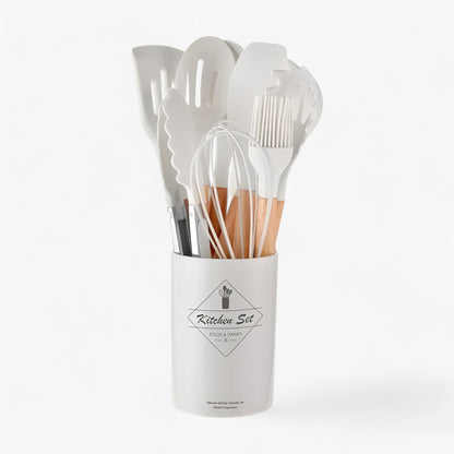 Set von 12 Küchenhelfern aus Silikon