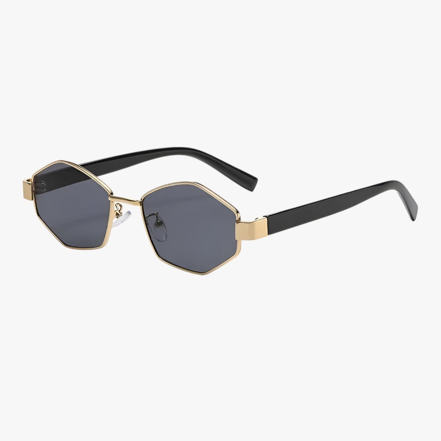 David | Polygonale Sonnenbrille UV400 – Unisex-Stil und Schutz für Outdoor-Sport