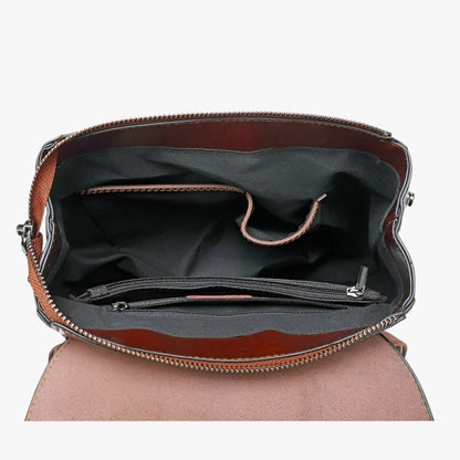 Rylee | Eleganter Leder-Rucksack für Schule und Arbeit