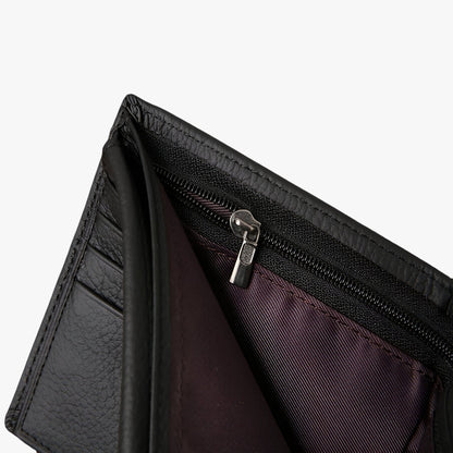 Parker | Retro Geldbörse aus Leder mit Fächern für Karten und Münzen