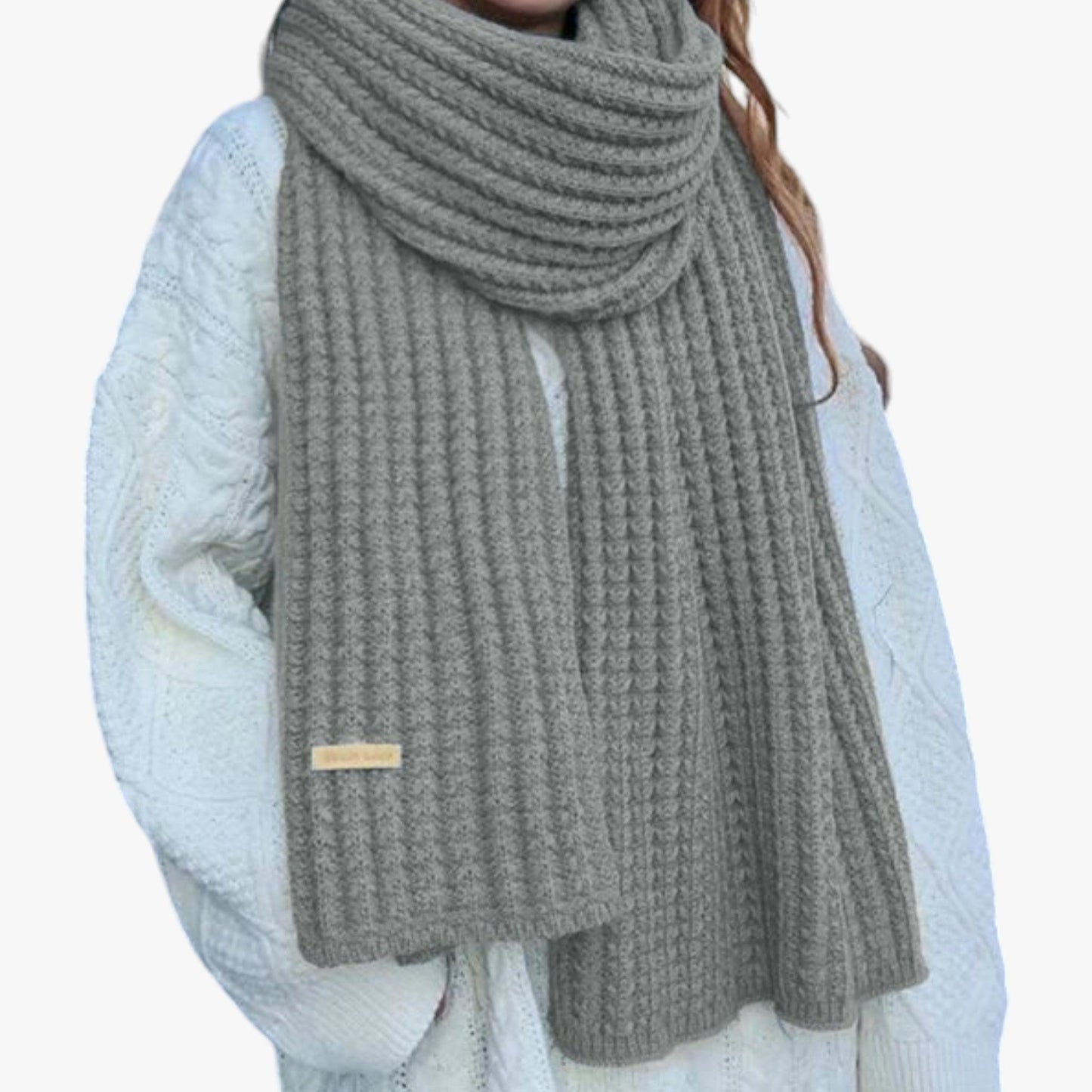 Gestrickter thermischer Winter-Schal - Ultimative Kälteschutz