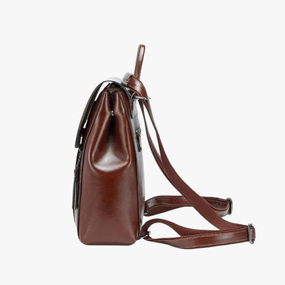 Rylee | Eleganter Leder-Rucksack für Schule und Arbeit