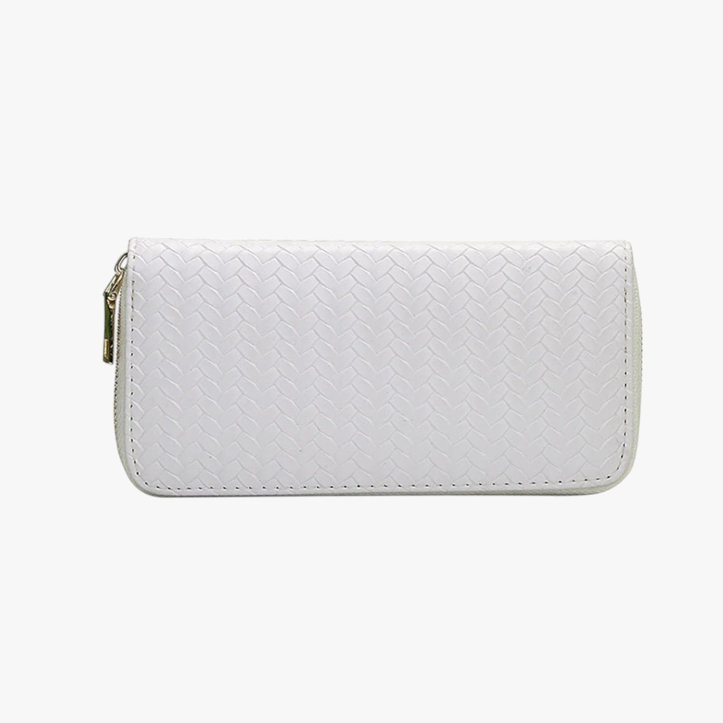 Elfenbein | Elegantes langes Portemonnaie mit Handytasche und Kartenfach