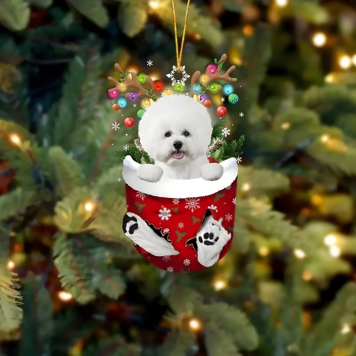 Hübsche Welpen-Dekoration | Weihnachtsbaum-Anhänger Welpe - Festlicher Charme und Geschenk für Hundeliebhaber