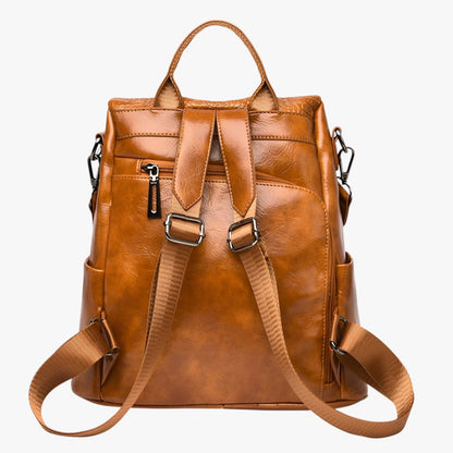 Mackenzie | Luxuriöser Diebstahlschutz-Weichleder-Rucksack