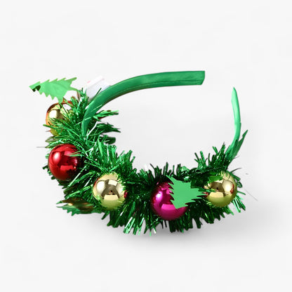 Kerstglanz | Bandeau LED Schneeflocke und Weihnachtsbaum - Festliche Unterhaltung für Geschenke